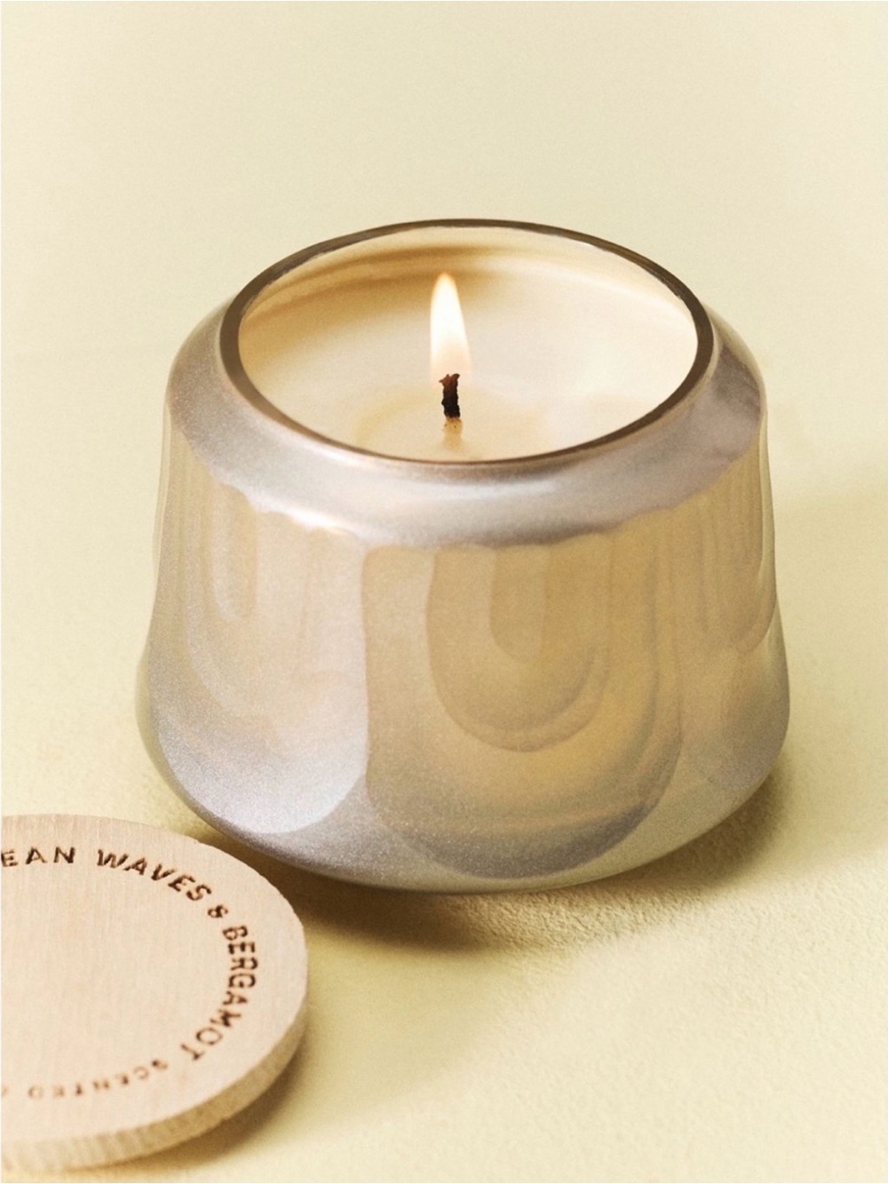 ANTHROPOLOGIE Gather Candle Fresh Ocean Waves and Bergamot NWT